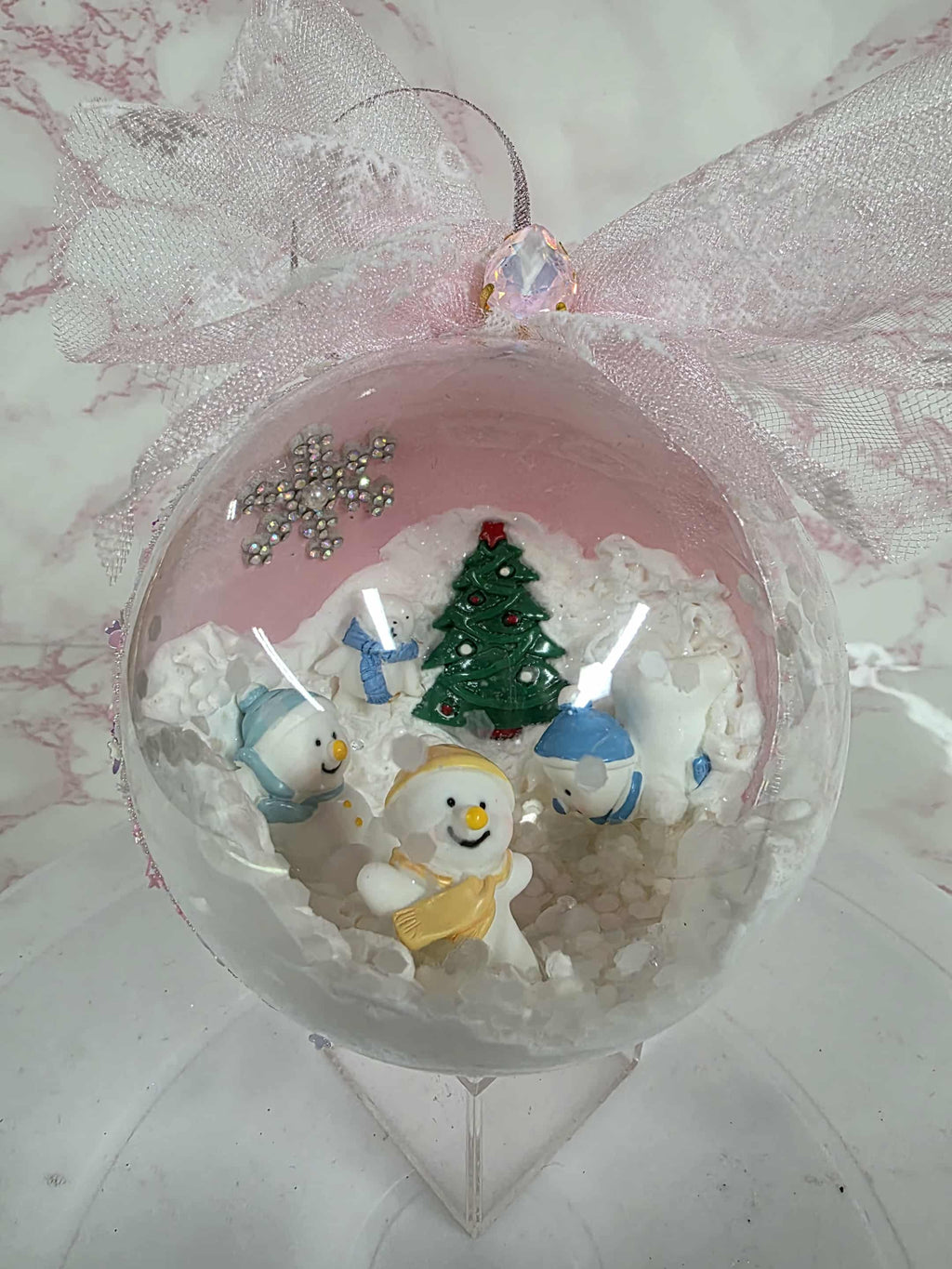 'Snowman Family' Bauble