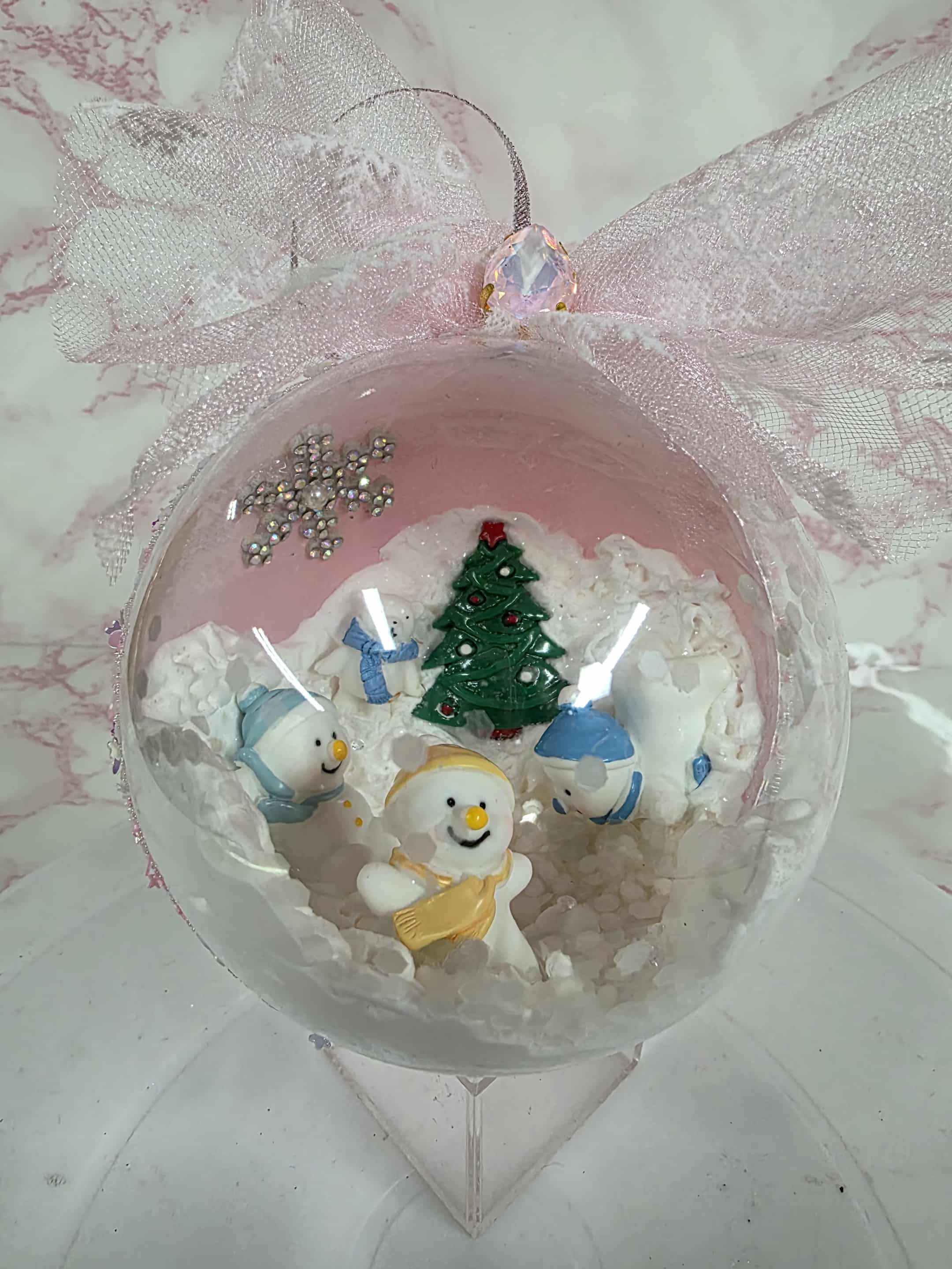 'Snowman Family' Bauble